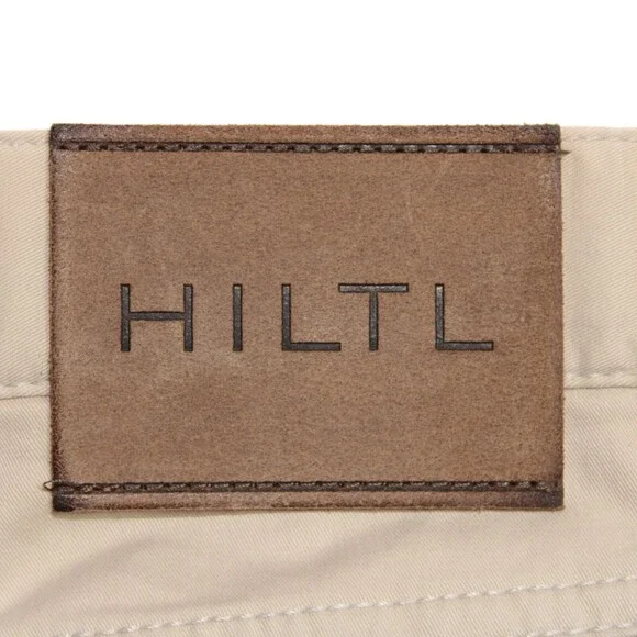 Hiltl NWT 5 Pocket Jean Cut Casual Pants Size 42 x 34 Noah In Beige Cotton Blend